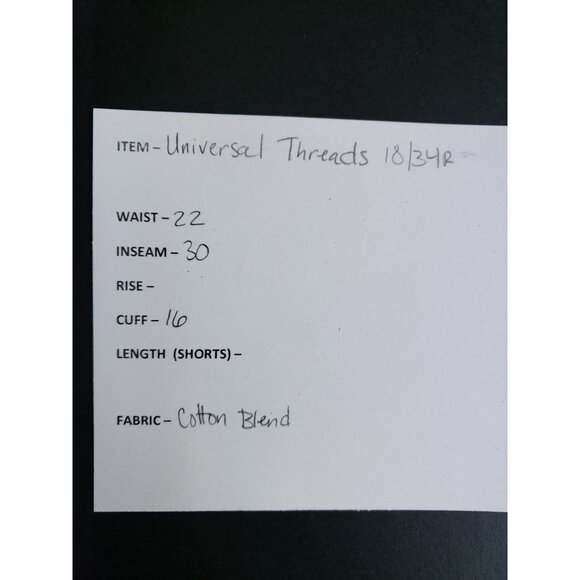 Universal Threads Womens Size 18/34R Denim Overalls  Stretch With Pockets - Picture 8 of 8